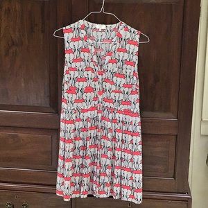 CUTE Crown & Ivy Sleeveless Dress with Elephants